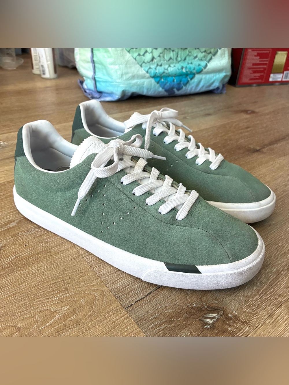 New Balance Numeric 22 Green Suede Sneakers Men’s US 12 EU 46.5 30cm